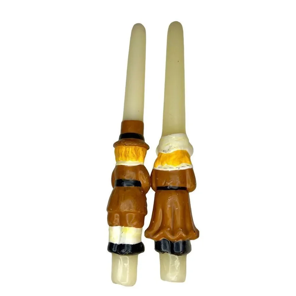 Vintage Pilgrim Couple American Greetings Candles